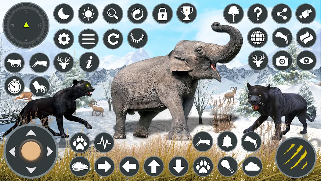 Скачать взлом Wild Black Panther Games  [МОД Все открыто] — последняя версия apk на Андроид screen 3