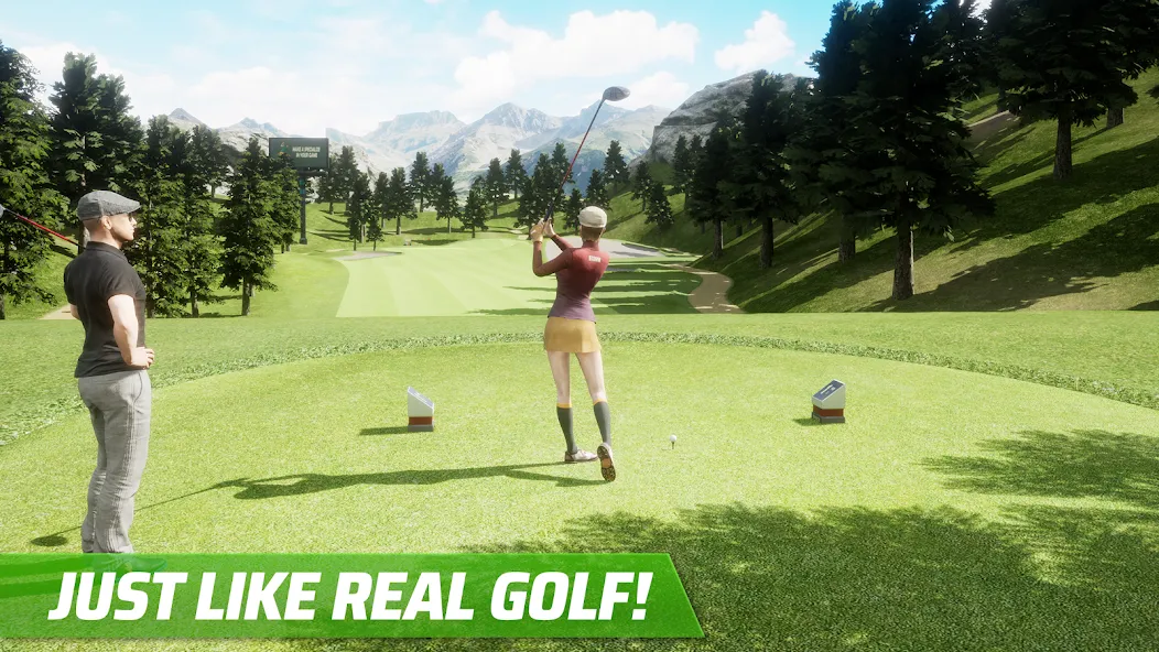 Скачать взломанную Golf King — World Tour  [МОД Unlocked] — последняя версия apk на Андроид screen 1