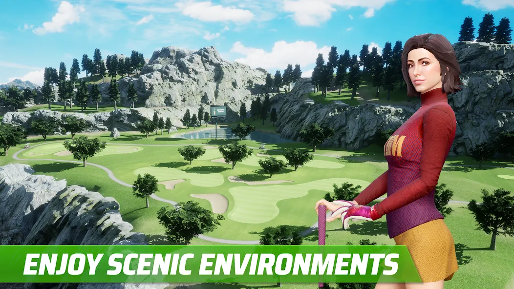 Скачать взломанную Golf King — World Tour  [МОД Unlocked] — последняя версия apk на Андроид screen 3