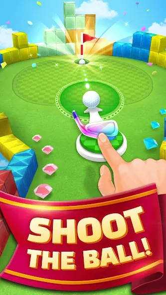 Взломанная Mini Golf King (Мини Гольф Кинг)  [МОД Menu] — полная версия apk на Андроид screen 1