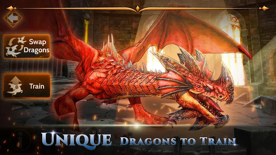 Скачать взломанную War Dragons (Вар Драгонс)  [МОД Все открыто] — стабильная версия apk на Андроид screen 3