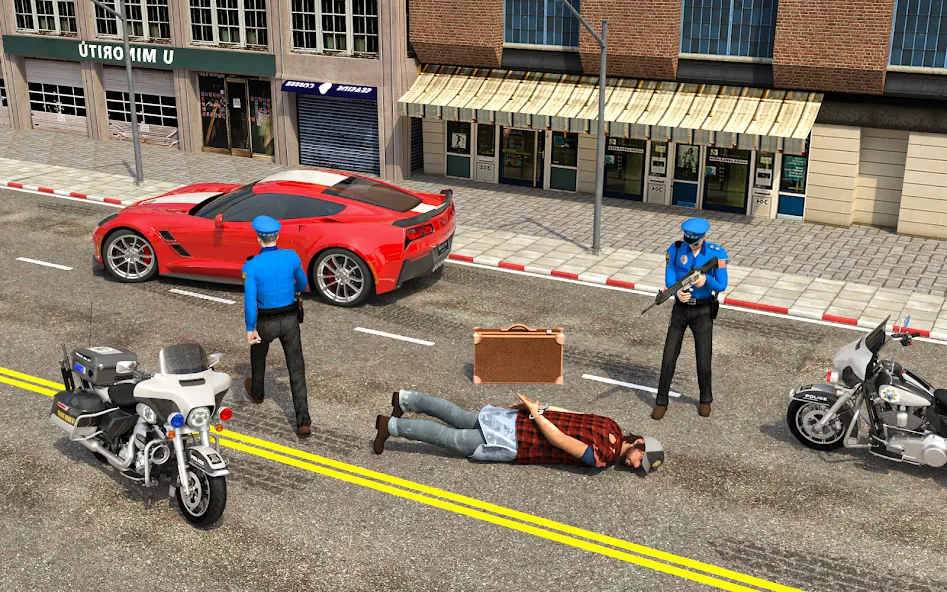 Взломанная City Police Car Driving Games  [МОД Бесконечные деньги] — полная версия apk на Андроид screen 2