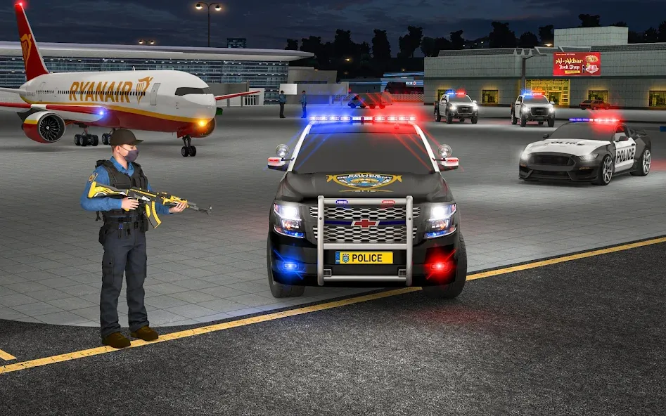 Взломанная City Police Car Driving Games  [МОД Бесконечные деньги] — полная версия apk на Андроид screen 4