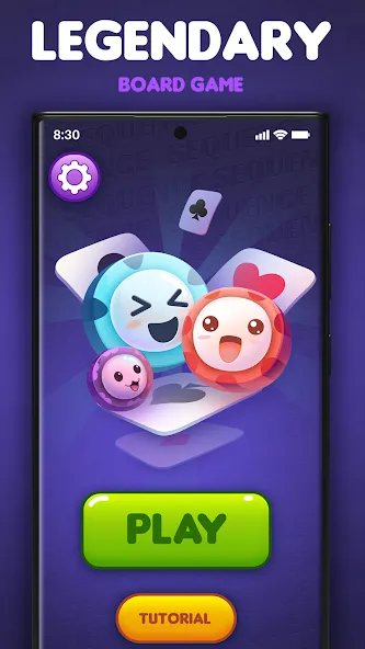 Взломанная One-Eyed Jack: Card game (Сиквенс)  [МОД Menu] — последняя версия apk на Андроид screen 2