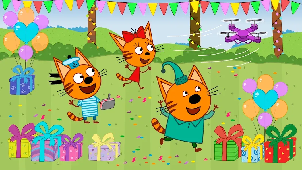 Взломанная Kid-E-Cats: Kids birthday  [МОД Unlimited Money] — последняя версия apk на Андроид screen 3