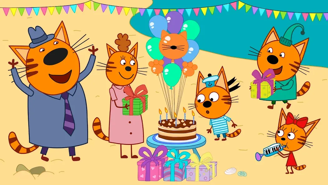 Взломанная Kid-E-Cats: Kids birthday  [МОД Unlimited Money] — последняя версия apk на Андроид screen 5