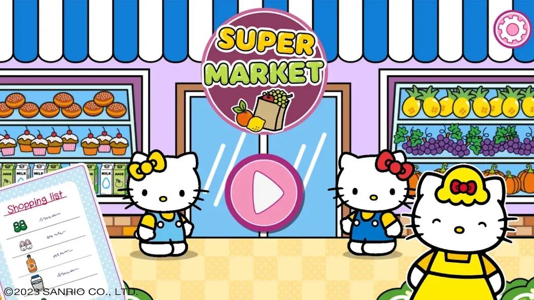 Взлом Hello Kitty: Kids Supermarket (Хеллоу Китти)  [МОД Все открыто] — стабильная версия apk на Андроид screen 1