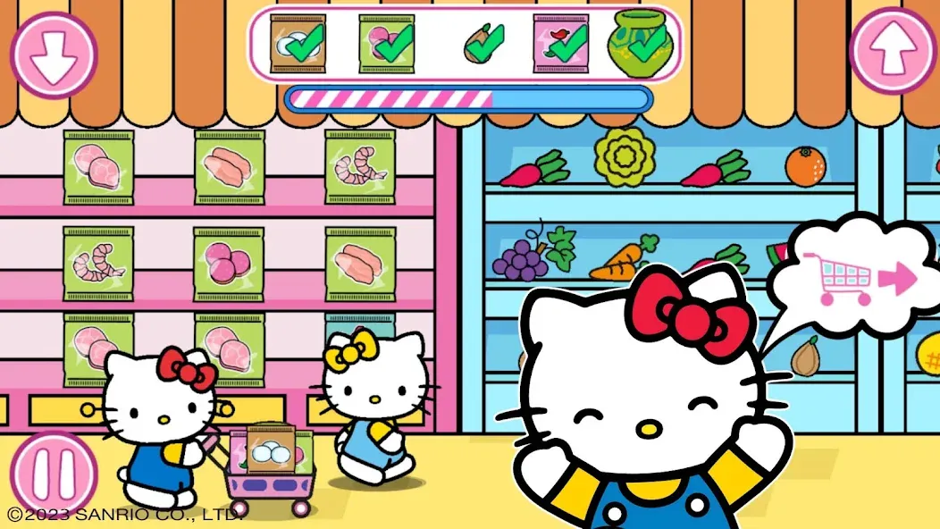 Взлом Hello Kitty: Kids Supermarket (Хеллоу Китти)  [МОД Все открыто] — стабильная версия apk на Андроид screen 2