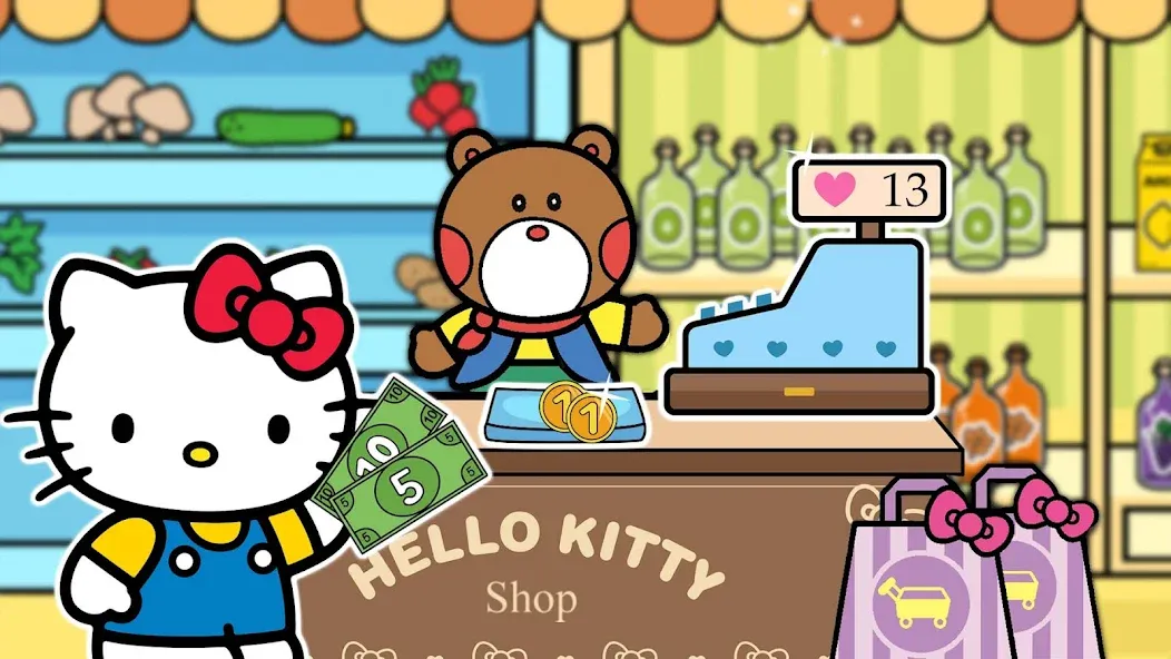 Взлом Hello Kitty: Kids Supermarket (Хеллоу Китти)  [МОД Все открыто] — стабильная версия apk на Андроид screen 3