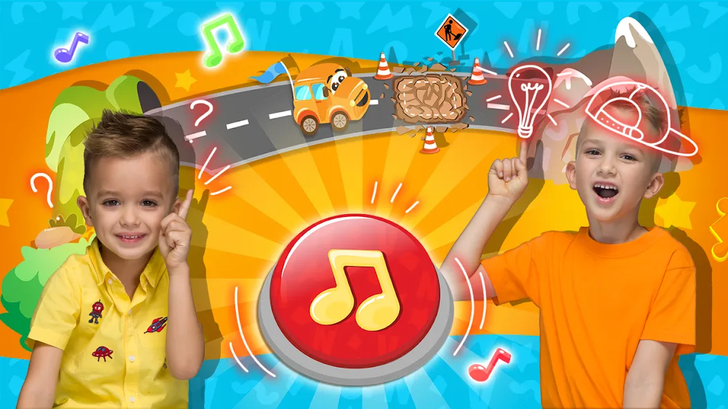 Взломанная Vlad and Niki: Kids Piano  [МОД Unlimited Money] — полная версия apk на Андроид screen 4