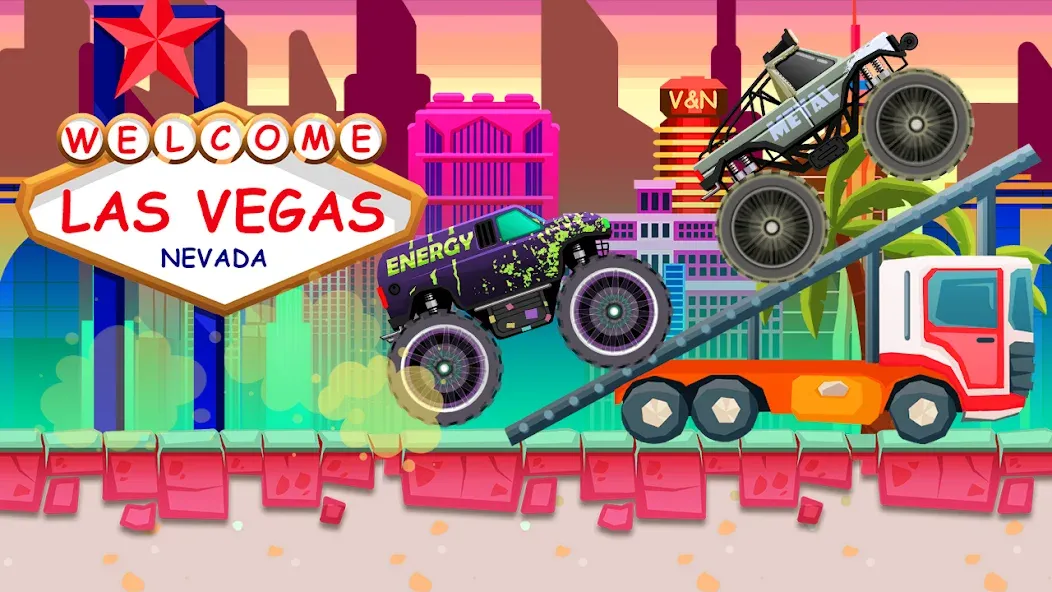 Взлом Monster Truck Vlad & Niki  [МОД Mega Pack] — полная версия apk на Андроид screen 5