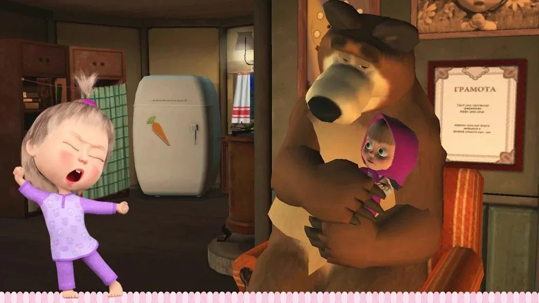 Взломанная Masha and the Bear: Good Night  [МОД Бесконечные монеты] — стабильная версия apk на Андроид screen 1