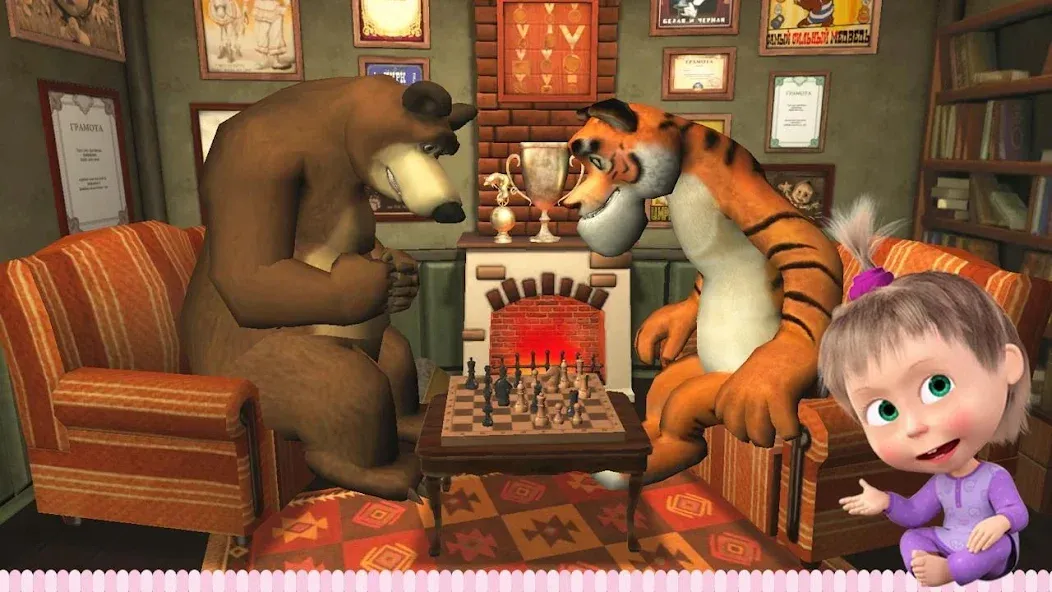 Взломанная Masha and the Bear: Good Night  [МОД Бесконечные монеты] — стабильная версия apk на Андроид screen 5