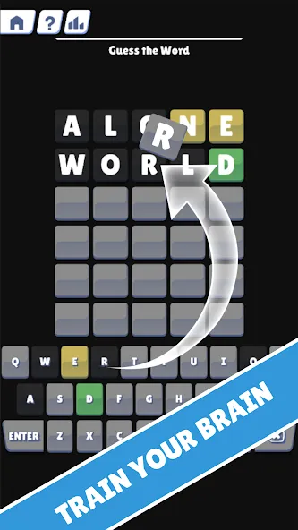 Скачать взломанную Wordly — Try to Guess Word (Вордли)  [МОД Все открыто] — полная версия apk на Андроид screen 3