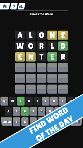 Скачать взломанную Wordly — Try to Guess Word (Вордли)  [МОД Все открыто] — полная версия apk на Андроид screen 4