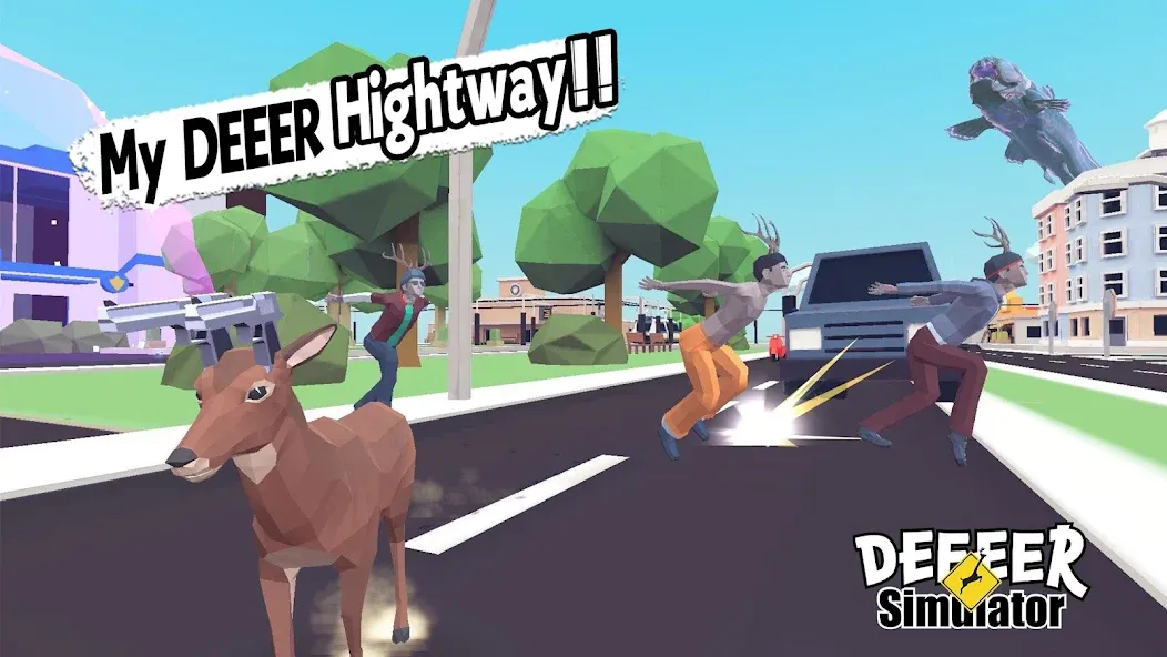 Скачать взломанную DEEEER Simulator: Modern World (ДИИИР Симулятор)  [МОД Unlocked] — стабильная версия apk на Андроид screen 1