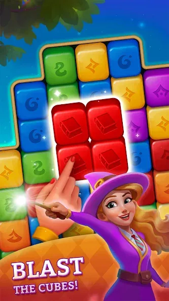 Взломанная Magic Blast: Mystery Puzzle (Маджик Бласт)  [МОД Бесконечные монеты] — полная версия apk на Андроид screen 2