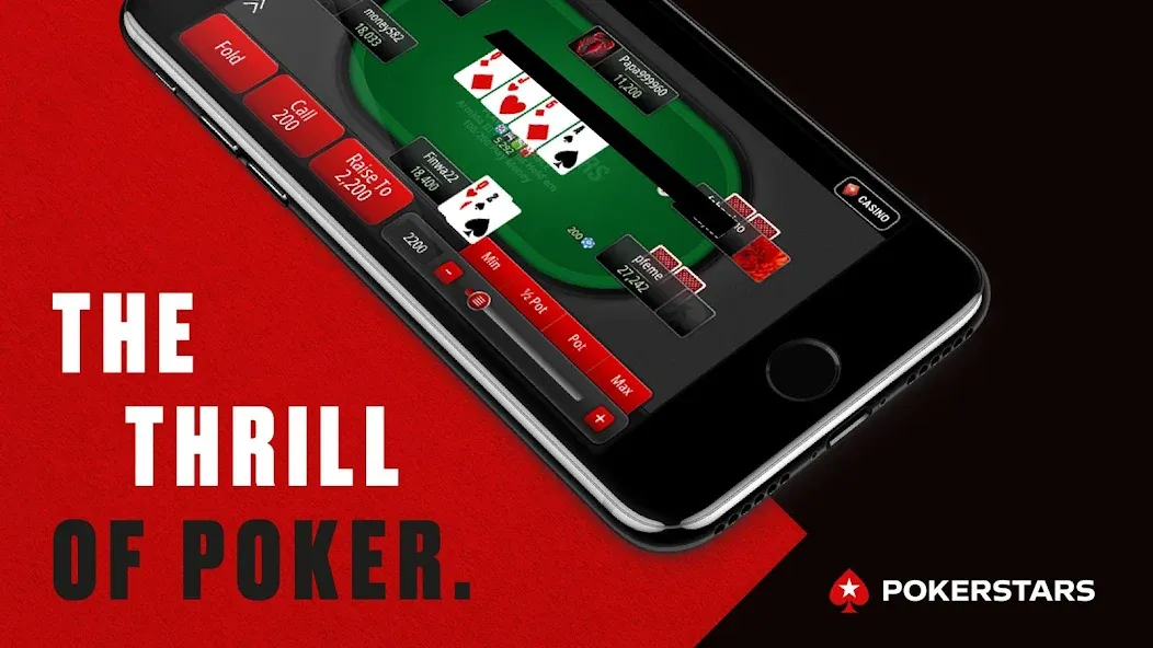 Скачать взлом PokerStars: Texas Holdem Games (ПокерСтарс)  [МОД Меню] — полная версия apk на Андроид screen 1