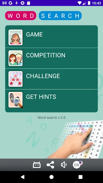 Скачать взлом Word search (Сопа де летрас)  [МОД Много монет] — полная версия apk на Андроид screen 1