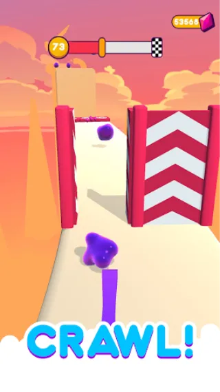 Взлом Blob Runner 3D (Блоб Раннер 3Д)  [МОД Unlocked] — полная версия apk на Андроид screen 4