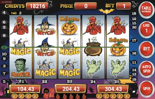 Скачать взлом Slot Machine Halloween Lite (Слот машина Хэллоуин Лайт)  [МОД Unlocked] — стабильная версия apk на Андроид screen 2