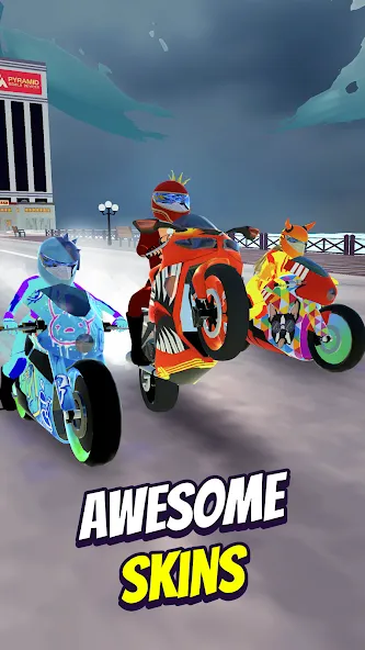 Взлом Wild Wheels: Bike Racing (Уайлд Вилз)  [МОД Unlimited Money] — стабильная версия apk на Андроид screen 3