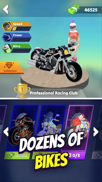 Взлом Wild Wheels: Bike Racing (Уайлд Вилз)  [МОД Unlimited Money] — стабильная версия apk на Андроид screen 4