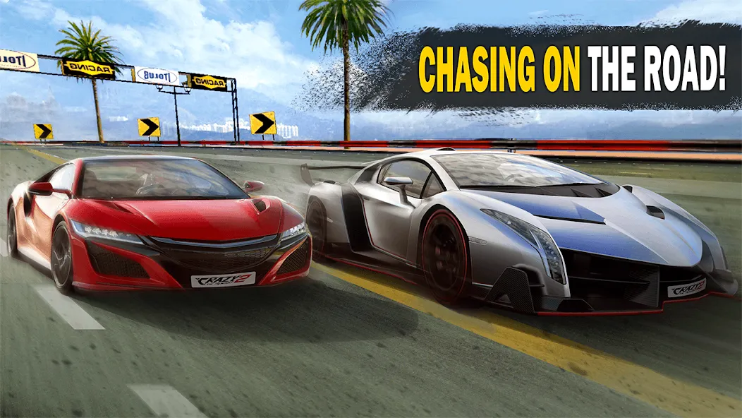 Взломанная Crazy for Speed (Крэйзи фор Спид)  [МОД Menu] — стабильная версия apk на Андроид screen 1