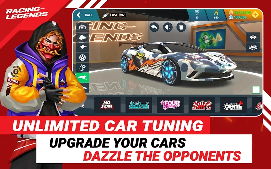 Скачать взломанную Racing Legends Funzy (Расинг Легендс Фанзи)  [МОД Бесконечные монеты] — стабильная версия apk на Андроид screen 3