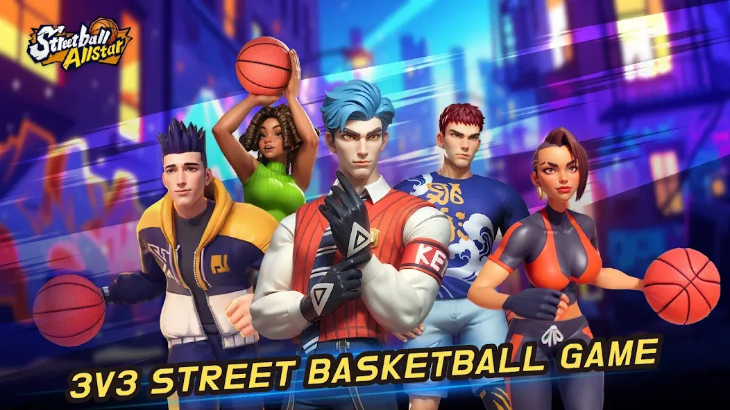 Взлом Streetball Allstar (тритбол Оллстар)  [МОД Меню] — полная версия apk на Андроид screen 1