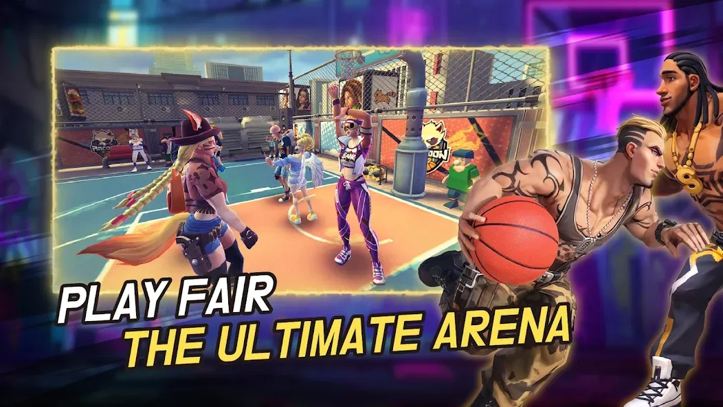 Взлом Streetball Allstar (тритбол Оллстар)  [МОД Меню] — полная версия apk на Андроид screen 2