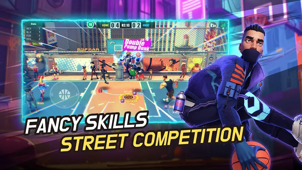 Взлом Streetball Allstar (тритбол Оллстар)  [МОД Меню] — полная версия apk на Андроид screen 3