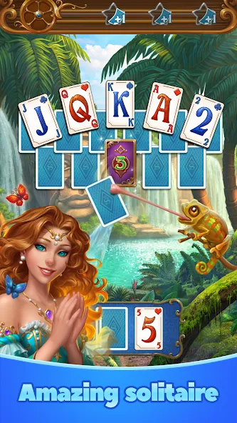 Взлом Magic Story of Solitaire Cards  [МОД Unlocked] — полная версия apk на Андроид screen 1