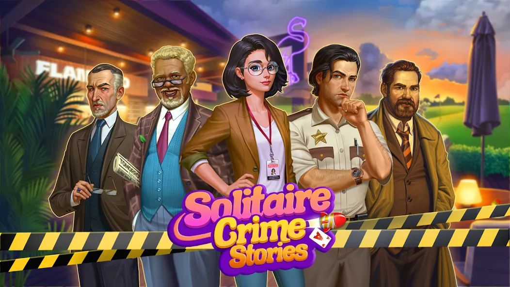 Взломанная Solitaire Crime Stories  [МОД Все открыто] — полная версия apk на Андроид screen 5