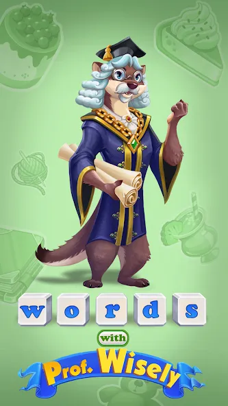 Скачать взломанную Words with Prof. Wisely  [МОД Mega Pack] — полная версия apk на Андроид screen 1