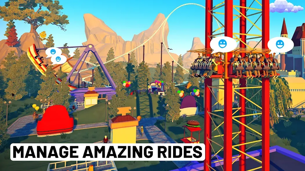 Взломанная Real Coaster: Idle Game (Реал Коастер)  [МОД Unlimited Money] — полная версия apk на Андроид screen 2