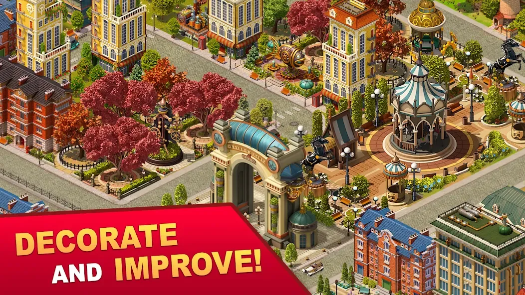 Взлом Steam City: Town building game (Стим Сити)  [МОД Mega Pack] — полная версия apk на Андроид screen 4