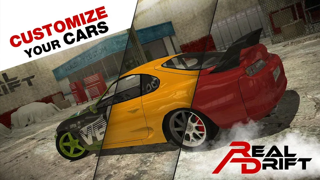 Взломанная Real Drift Car Racing Lite (Реал дрифт кар рейсинг лайт)  [МОД Меню] — полная версия apk на Андроид screen 3