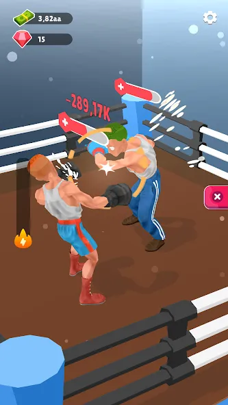 Взлом Tap Punch — 3D Boxing (Тап Панч)  [МОД Много денег] — стабильная версия apk на Андроид screen 2