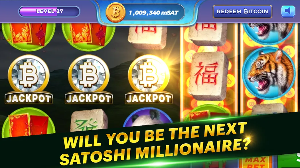 Скачать взломанную Satoshi Millions. Win Bitcoin  [МОД Бесконечные монеты] — стабильная версия apk на Андроид screen 1