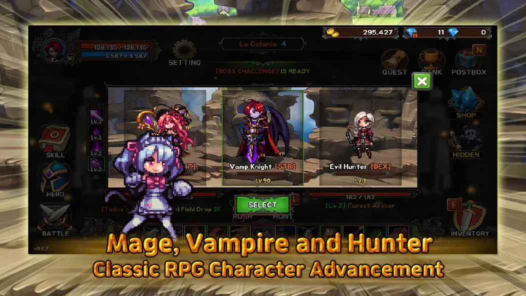 Взломанная Bless & Magic: Idle RPG game  [МОД Много монет] — последняя версия apk на Андроид screen 2