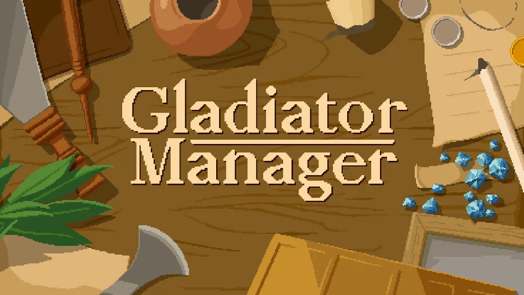 Взломанная Gladiator manager (Гладиатор менеджер)  [МОД Unlocked] — полная версия apk на Андроид screen 1