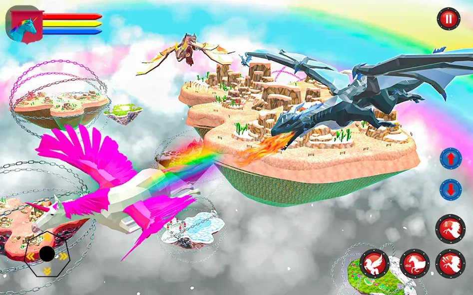 Взлом Flying Unicorn Pegasus Games  [МОД Много денег] — стабильная версия apk на Андроид screen 1