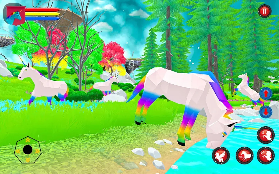 Взлом Flying Unicorn Pegasus Games  [МОД Много денег] — стабильная версия apk на Андроид screen 2