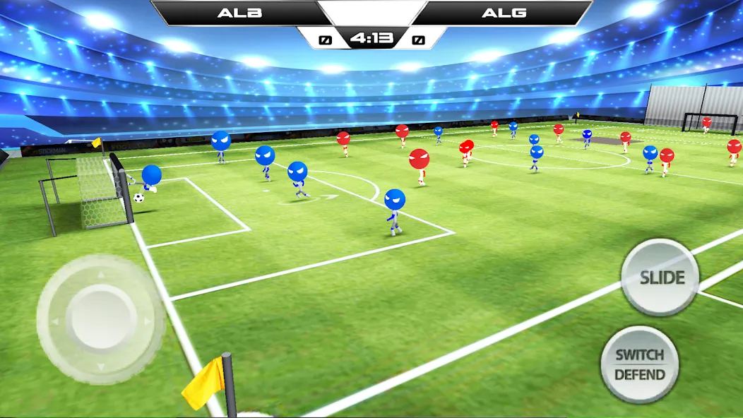 Взлом Stickman Soccer Football Game  [МОД Unlimited Money] — последняя версия apk на Андроид screen 2