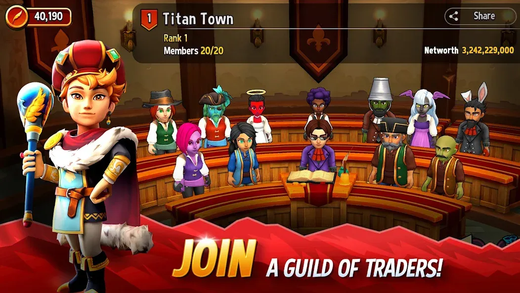 Взлом Shop Titans: RPG Idle Tycoon (Шоп Тайтанс)  [МОД Бесконечные деньги] — полная версия apk на Андроид screen 5