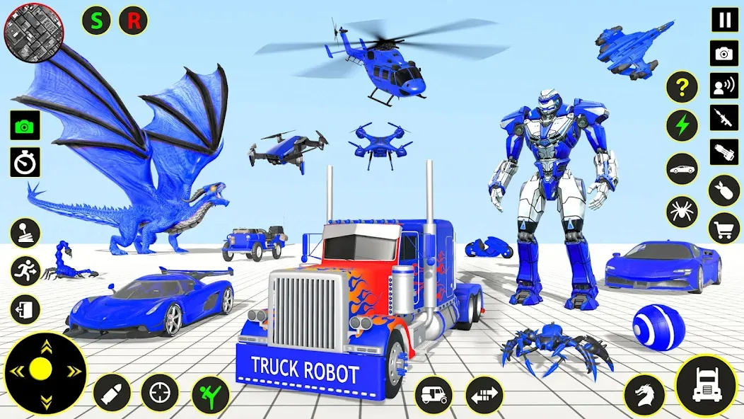 Скачать взлом Truck Game — Car Robot Games  [МОД Unlimited Money] — полная версия apk на Андроид screen 1