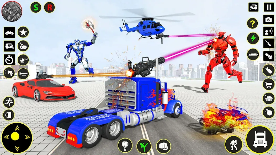 Скачать взлом Truck Game — Car Robot Games  [МОД Unlimited Money] — полная версия apk на Андроид screen 2