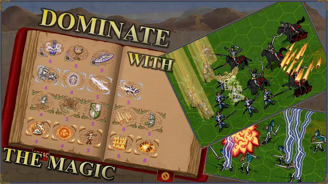 Взломанная Heroes of Might: Magic arena 3  [МОД Menu] — последняя версия apk на Андроид screen 2