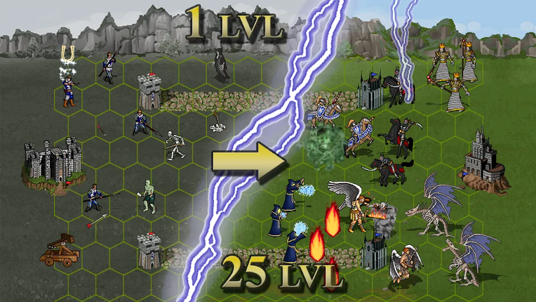 Взломанная Heroes of Might: Magic arena 3  [МОД Menu] — последняя версия apk на Андроид screen 4